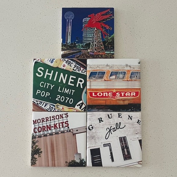 Texas Scenic Coaster Set - Picture 1 of 8